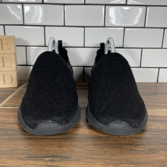 Skechers Ultra Flex Weekend Trip Womens Size 7.5 Shoes Black Slip On Sneakers - Picture 2 of 13